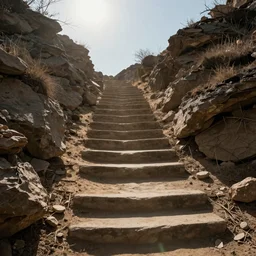 hyper-realistic sun and shadow valley of death steps 100