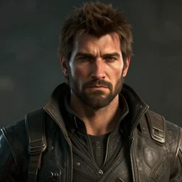 realistic portrait from garrus, mass effect
