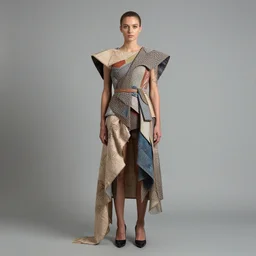 surreal sustainable fashion, artwork by daniel merriam