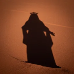virgin mary shadow in mars soil