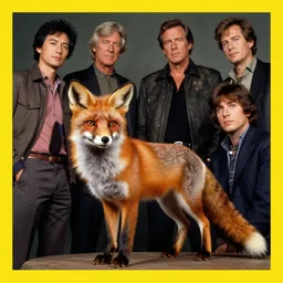 a photograph of a fox by national geographic. by lynda benglis, by zhang kechun, by frank frazetta, by syd mead, by slim aarons