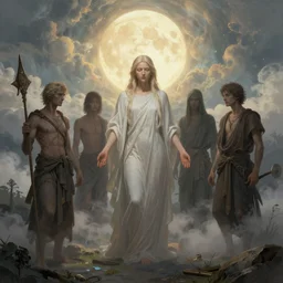 what atheists secretly believe heaven looks like, realistic artwork on artstation