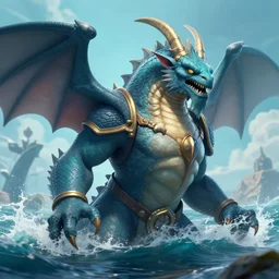portrait leviathan at sea, octane render, detailed, brawl stars, unreal engine 5, cinema 4 d cinematic, artstation, greg rutkowski, clash of clan, clash royal