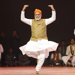 arvind kejriwal dancing like a mad man