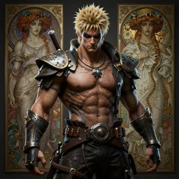 kyle gas as guile from street fighter, ultra realistic, concept art, intricate details, eerie, highly detailed, photorealistic, octane render, 8 k, unreal engine. art by artgerm and greg rutkowski and magali villeneuve and alphonse mucha