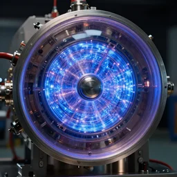 hyberbolic antimatter cold fusion control vacuum neutron chamber, photograph