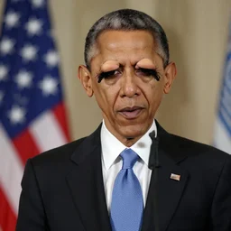 Obama doing the Kubrick stare