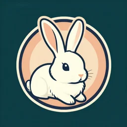 retro rabbit logo