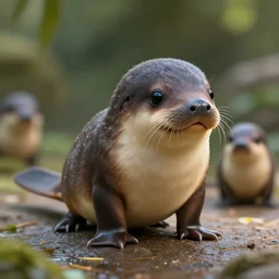 3 d render of a platypus, national geographic, realistic, cinematic lighting, 8 k, cute, adorable
