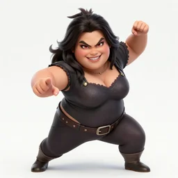 thick chubby filipina pyrokinetic dnd mage, sly grin, fully clothed, exaggerated perspective, beautiful detailed face, action pose, comic book style, highly detailed, dynamic shadows, dynamic lighting, geoff johns, jason fabok, jason fabok, brad anderson, splash art