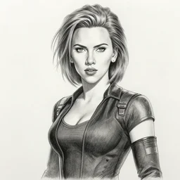 scarlett johansson as neo in the matrix movie, pencil and ink, afro samurai anime style, black and white, dramatic lighting, soaking wet, heavy rain!