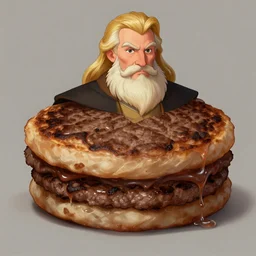 LeanBeefPatty as Merlin Monroe, artstation, digital painting