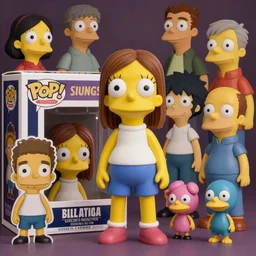 young mila kunis, funko pop, simpsons and nendoroid mashup, by tom bagshaw, pixar, ghibli and ilya kuvshinov, rtx rendering, octane render 1 2 8 k, maya, extreme high intricate details by wlop, digital anime art by ross tran, medium shot, composition by sana takeda, dramatic lighting by greg rutkowski