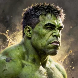 Portrait of green Kanye West as the Hulk, amazing splashscreen artwork, splash art, head slightly tilted, natural light, elegant, intricate, fantasy, atmospheric lighting, cinematic, matte painting, by Greg rutkowski