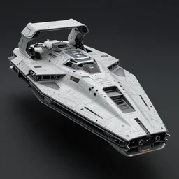 concept art, futuristic starship, halo, military, highly detailed
