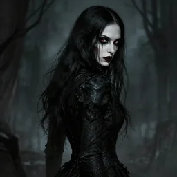 gothic horror movie poster art, contrast, deep focus, turnaround, highly detailed, dramatic lighting, digital painting, artstation, concept art, matte, sharp focus, greg rutkowski, illustration.