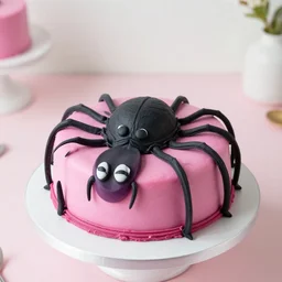 spider birthday cake for girls,