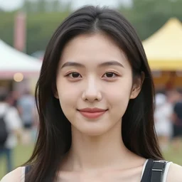 the face of a beautiful calm and happy person at a festival who has glimpsed the fourth dimension, intricately detailed, beautiful face, detailed eyes, award winning, 8 k, psychedelic