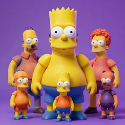 hyperrealistic rendering, fat smooth cronenberg flesh monster bart simpson by donato giancola and greg rutkowski and wayne barlow and zdzisław beksinski, eyeballs, product photography, action figure, sofubi, studio lighting, colored gels, colored background