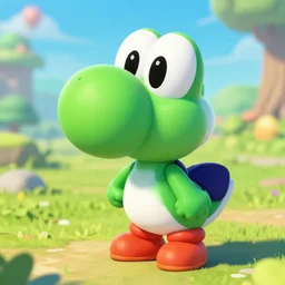 yoshi egg, outside, detailed photo