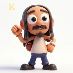 hyperdetailed 3 d cartoon render of cartoon snoop dogg in a confident expressive pose, cartoon eyes!!!!! cute cartoon style, white background, low angle shot, cinematic studio lighting, studio quality, octane render, unreal engine 5, trending on artstation, art by sebastian jm, 8 k
