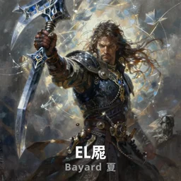 fantasy painting of Elric wielding Stormbringer, painted by Bayard Wu, ultra detailed, 8k