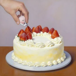 painting of cake by greg hildebrandt tim hildebrant brothers hildebrant
