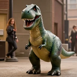 Barney the Dinosaur, starring in American Psycho. High quality movie stills