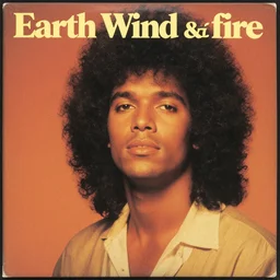 the cover to a 1 9 8 6 earth wind and fire album titled'sun progenitor'