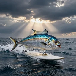 fish surfing on the internet but also the ocean