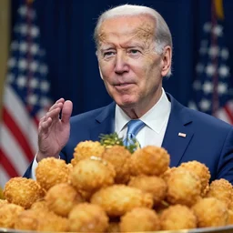 deep - fried meme featuring joe biden