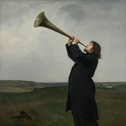burzum landscape blowing horn by james ensor