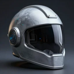 a science fiction original concept helmet