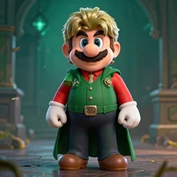 Voldemort is Mario Bros, concept art, digital art, trending on artstation, HDR, well detailed