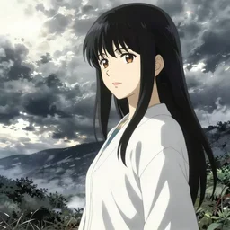 白上フブキ, ilustration by Takehiko Inoue