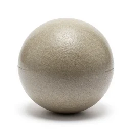 enamel medicine ball, 8k product photo, isolated on a pure white background, centered, entire object in frame, sharp focus, soft studio lighting