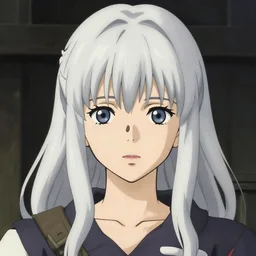 a full body portrait of a japanese princess gray hair, adventurer young lady, with white hair and bangs!!!!, finely detailed features, closeup at the faces, perfect art, gapmoe yandere grimdark, trending on pixiv fanbox, painted by greg rutkowski makoto shinkai takashi takeuchi studio ghibli, akihiko yoshida,