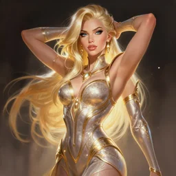 portrait of apex legends uma thurman, intricate, elegant, glowing lights, highly detailed, digital painting, artstation, glamor pose, concept art, smooth, sharp focus, illustration, art by artgerm and greg rutkowski, artey freytag