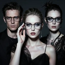 audio visions, a detailed portrait of dreampunk female model glasses beautiful! by tomasz alen kopera and peter mohrbacher and johanna martine! and margaret keane! elegant alluring seductive luminescent