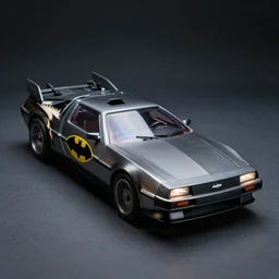 a single 2 0 2 2 batmobile and delorean hybrid, dslr