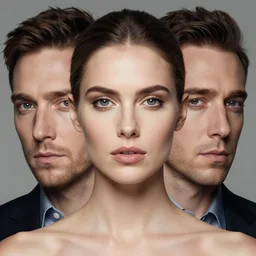 portrait of a caucasian woman, symmetric, high quality 4 k, art by bo feng lin and eric anthony johnsson