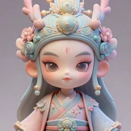 guan yu portrait | highly detailed | very intricate | symmetrical | whimsical and magical | soft cinematic lighting | award - winning | closeup portrait | doll | painted by donato giancola and mandy jurgens and ross tran | pastel color palette | featured on artstation