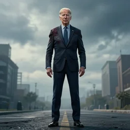 joe biden as morbius in the style of francis o'toole, lucid dream series, cinematic, hyper - realistic, very detailed, ray tracing, 8 k resolution, long - shot, sharp focus, low angle, 3 5 mm photograph, wide lens
