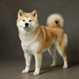 Akita dog by Rembrandt