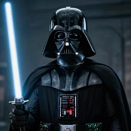 portrait of darth vader, star wars, 4k, cinematography, cinematic, film, high quality, detailed, professional, george lucas, dark lightning, high contrast,