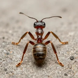 photo, 4k,  insect, ant, front, cinematic lightning, realistic, beautiful, detailed
