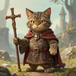 medieval cat goblin for good christians