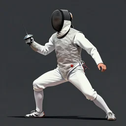 concept art of master fencer, vector art, by cristiano siqueira, brush hard, highly detailed, artstation, high quality