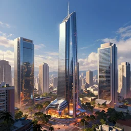 futuristic sao paulo, 4 k, cyberpunk, art by terraform studio, art by ryan woodhouse
