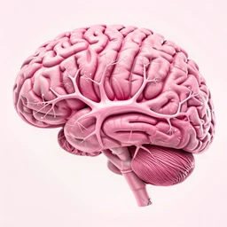 fractal visualization of the neuronal structure and synapses of the brain, pink floyd album cover
